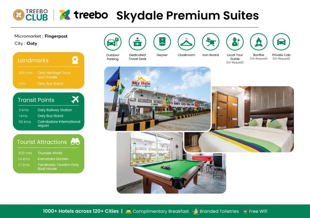 Treebo Skydale Premium Suites, 1500 Mtrs From Ooty Lake Exterior photo